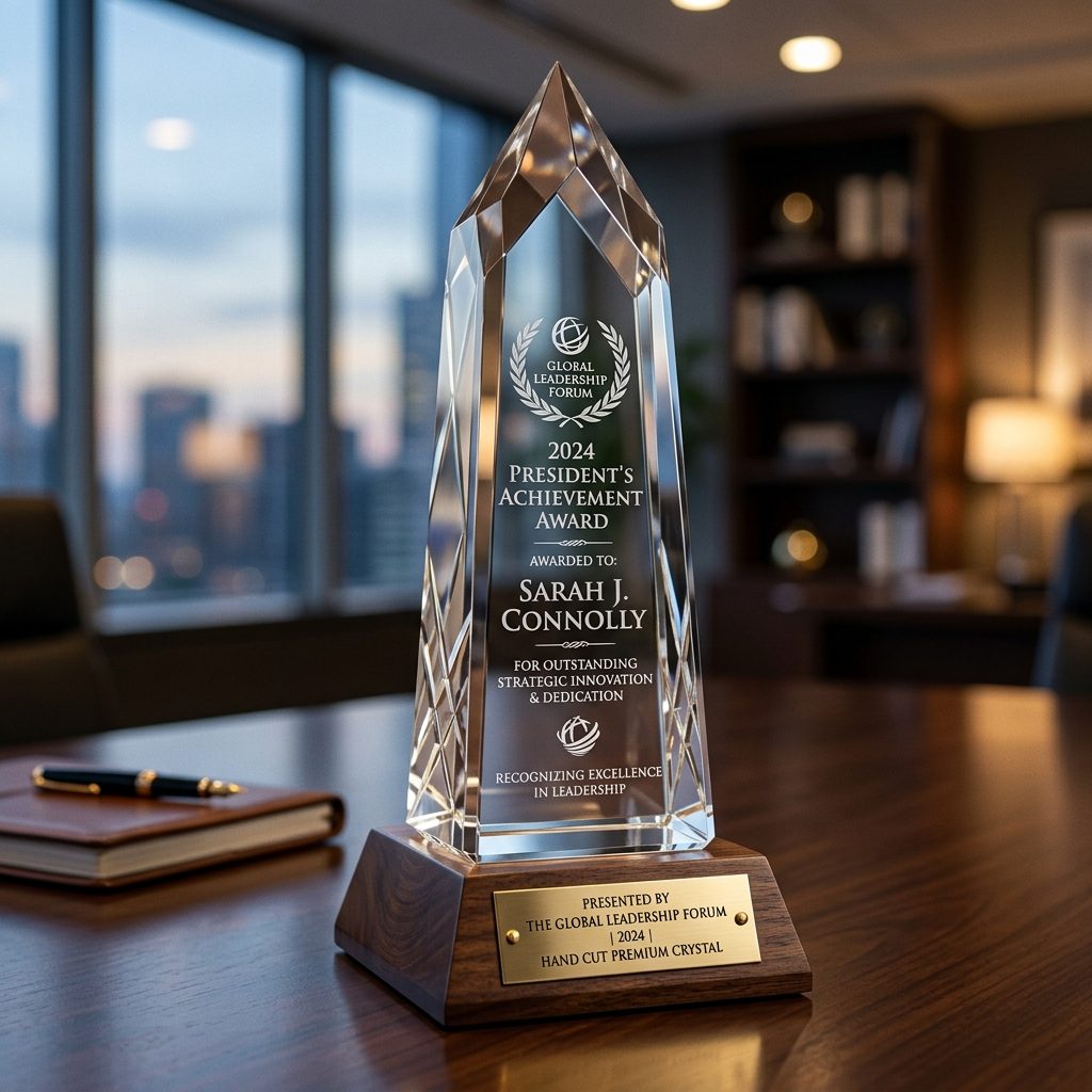 Crystal Achievement Award Tower